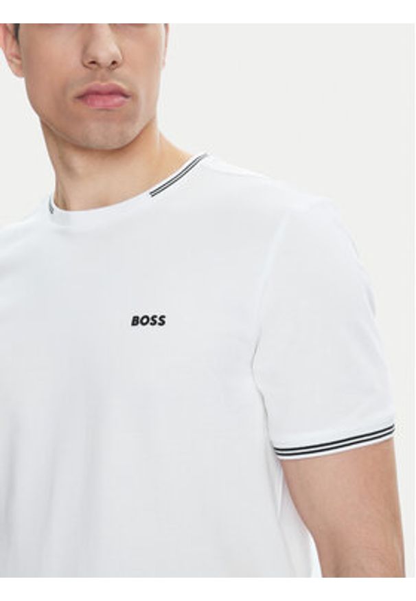 BOSS T-Shirt Taul 50521245 Biały Regular Fit. Kolor: biały. Materiał: bawełna