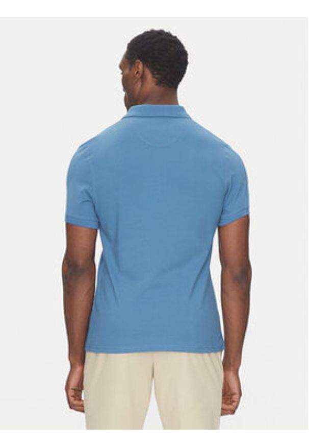 Barbour Polo Original Sports MML0358BU67 Niebieski Tailored Fit. Typ kołnierza: polo. Kolor: niebieski. Materiał: bawełna