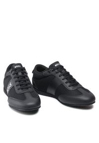 BOSS - Boss Sneakersy Rushman Low 50470180 10199225 01 Czarny. Kolor: czarny. Materiał: materiał #2