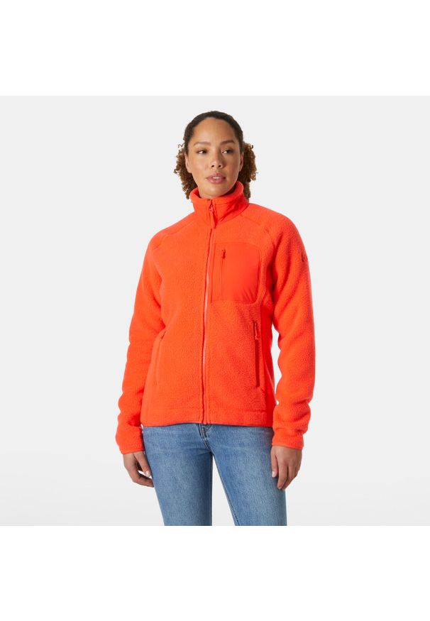 Damski polar Helly Hansen Imperial Block. Kolor: czerwony. Materiał: polar. Sport: turystyka piesza