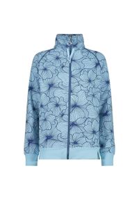 Damski polar CMP. Kolor: niebieski. Materiał: polar. Sport: turystyka piesza #1