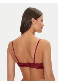 Hunkemöller Biustonosz z fiszbiną Isabelle 206364 Bordowy. Kolor: czerwony. Materiał: syntetyk