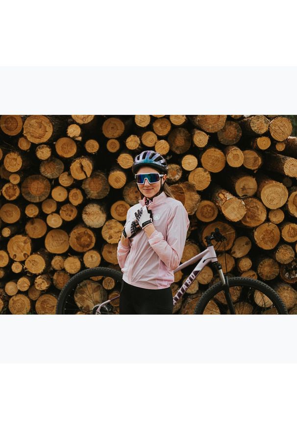 Kurtka rowerowa damska ATTABO Cahayo Jacket Windproof. Kolor: różowy. Sport: turystyka piesza