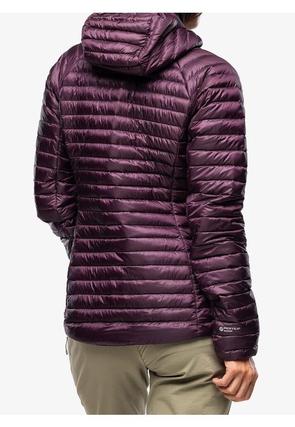 Kurtka puchowa damska Montane Anti-Freeze Lite Hoodie. Kolor: fioletowy. Materiał: puch