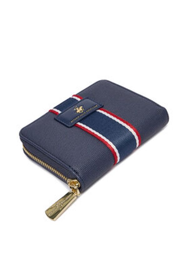 Beverly Hills Polo Club Portfel CEO-BHPC-W1-005-AW25 Granatowy. Kolor: niebieski. Materiał: materiał