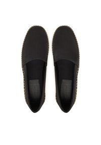 Calvin Klein Espadryle Espadrille Cv Logo HM0HM01808 Czarny. Kolor: czarny. Materiał: materiał