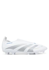 Adidas - adidas Buty do piłki nożnej Predator League Laceless Firm/Multi-Ground ID3860 Biały. Kolor: biały. Materiał: skóra