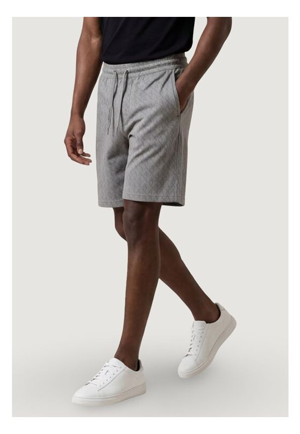 Armani Exchange Szorty sportowe XM001227 AF11847 M8315 Beżowy Regular Fit. Kolor: beżowy. Materiał: bawełna. Styl: sportowy