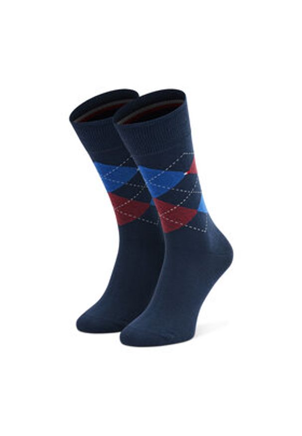 TOMMY HILFIGER - Tommy Hilfiger Skarpety długie 100001495 Granatowy. Kolor: niebieski. Materiał: materiał