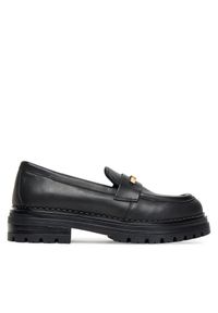 Loafersy Elisabetta Franchi. Kolor: czarny