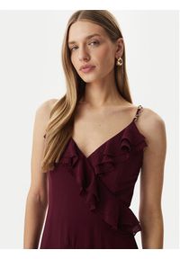 Morgan Sukienka koktajlowa 261-RDADOU Bordowy Regular Fit. Kolor: czerwony. Materiał: syntetyk. Styl: wizytowy #2