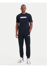 EA7 Emporio Armani T-Shirt 7M002415 AF10375 MB149 Granatowy Regular Fit. Kolor: niebieski. Materiał: bawełna #3