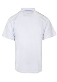 Bartex - Koszulka POLO, Biała Casualowa, Krótki Rękaw, Jednokolorowa, T-shirt -BARTEX. Okazja: na co dzień. Typ kołnierza: polo. Kolor: biały. Materiał: bawełna. Długość rękawa: krótki rękaw. Długość: krótkie. Styl: casual #2