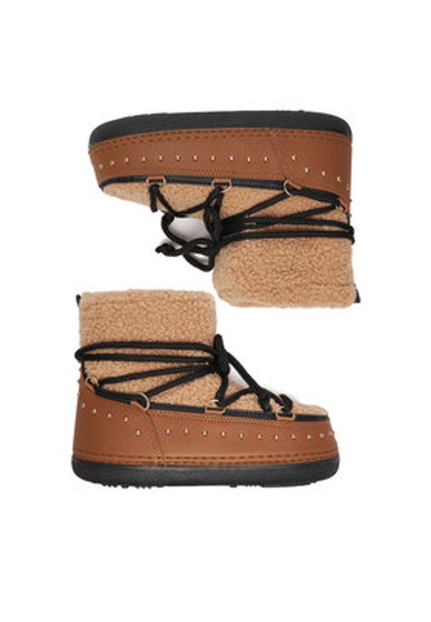 DeeZee Śniegowce JC4328 Brązowy. Kolor: brązowy. Materiał: materiał