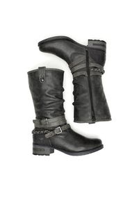 Mustang Kozaki 1229-605 Szary. Kolor: szary. Materiał: materiał #5