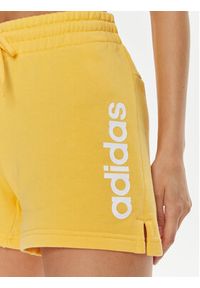 Adidas - adidas Szorty sportowe Essentials Linear IS2082 Pomarańczowy Slim Fit. Kolor: pomarańczowy. Materiał: bawełna #4