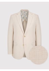 Pako Lorente - PAKO LORENTE – Lniana marynarka męska w kolorze beżowym. Okazja: na co dzień. Kolor: beżowy, niebieski, oliwkowy. Materiał: len. Styl: casual #8