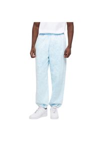 Spodnie dresowe Urban Classics Towel Washed. Kolor: niebieski. Materiał: dresówka #1