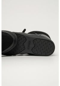 Inuikii - Śniegowce Felt. Nosek buta: okrągły. Zapięcie: sznurówki. Kolor: czarny. Materiał: guma, wełna. Obcas: na obcasie. Wysokość obcasa: niski