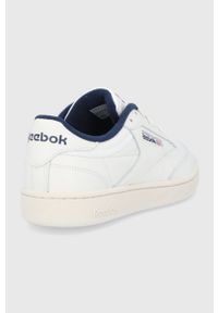 Reebok Classic Buty skórzane kolor biały. Nosek buta: okrągły. Zapięcie: sznurówki. Kolor: biały. Materiał: skóra. Model: Reebok Classic, Reebok Club #2