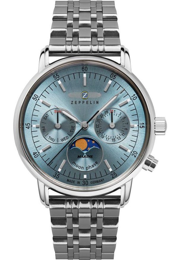 Zegarek Zeppelin Zegarek damski Zeppelin 8637M-3 srebrny. Kolor: srebrny