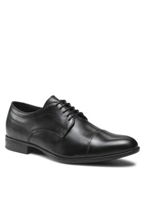 Geox Półbuty U Iacopo U169GA00043C9999 Czarny. Kolor: czarny. Materiał: skóra