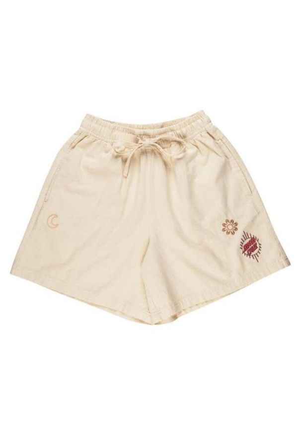 SANTA CRUZ - Spodenki Santa Cruz Scatter walkshorts off white. Kolor: biały. Sport: skateboard