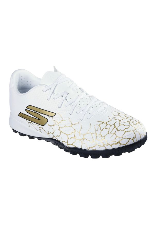 skechers - Buty piłkarskie męskie SKECHERS Skx_1.5 Academy TF. Kolor: biały. Sport: piłka nożna