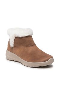 skechers - Skechers Botki Endeavor 144013/CSNT Brązowy. Kolor: brązowy. Materiał: materiał