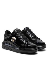 Karl Lagerfeld - KARL LAGERFELD Sneakersy KL62531U Czarny. Kolor: czarny. Materiał: lakier, skóra #4