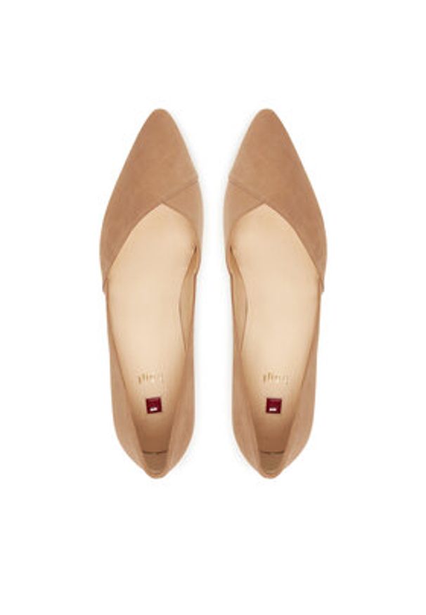 HÖGL Półbuty Boulevard 45 0-174502 Beżowy. Kolor: beżowy. Materiał: skóra, zamsz