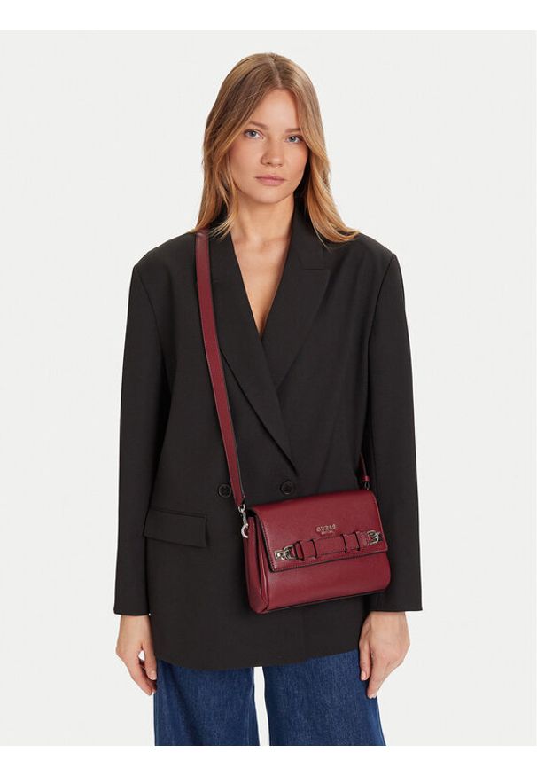 Guess Torebka Gregoria HWBG85 46200 Czerwony. Kolor: czerwony. Materiał: skórzane