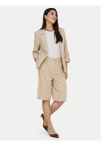 only - ONLY Bermudy Goa 15363720 Beżowy jasny Loose Fit. Kolor: beżowy. Materiał: bawełna #5