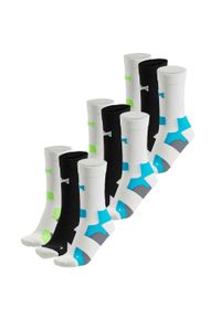 XTREME SOCKSWEAR - Skarpety kolarskie Xtreme Crew, 9 par, Multi Biały. Kolor: biały. Sport: kolarstwo