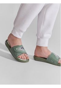 Adidas - adidas Klapki Reptossage GY4555 Zielony. Kolor: zielony. Materiał: skóra #6
