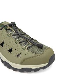 salomon - Salomon Sandały Alhama L47786400 Zielony. Kolor: zielony. Materiał: skóra #5