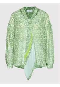 Simple Bluzka KOD008 Zielony Relaxed Fit. Kolor: zielony. Materiał: syntetyk #5