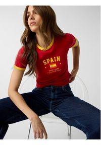 Guess Jeans T-Shirt 183096 Czerwony Classic Fit. Kolor: czerwony #2