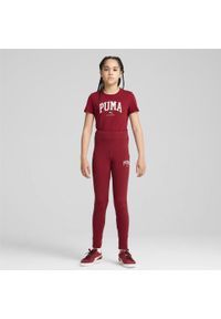 Puma - Młodzieżowe legginsy PUMA SQUAD PUMA Intense Red. Kolor: czerwony. Materiał: materiał. Styl: młodzieżowy