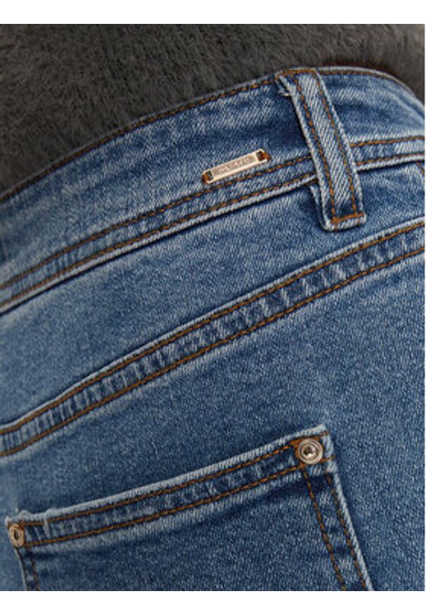 Morgan Jeansy 242-PCHIMA Niebieski Straight Fit. Kolor: niebieski