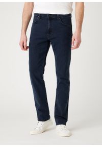 Wrangler - MĘSKIE SPODNIE JEANSOWE WRANGLER GREENSBORO IRON BLUE W15QLT35X 112141197