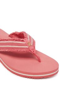 TOMMY HILFIGER - Tommy Hilfiger Japonki TH Webbing Beach Sandal FW0FW08739 Koralowy. Kolor: pomarańczowy. Materiał: materiał #4