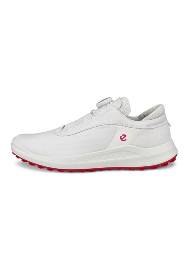 ecco - Damskie buty do golfa Ecco Core. Kolor: biały, różowy, wielokolorowy. Sport: golf