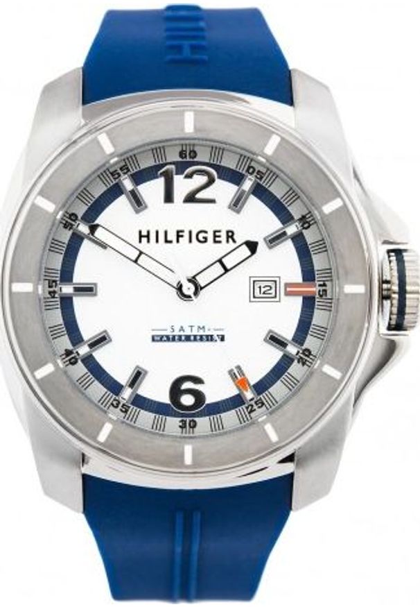 TOMMY HILFIGER - Zegarek Tommy Hilfiger męski 1791113 biały. Kolor: biały