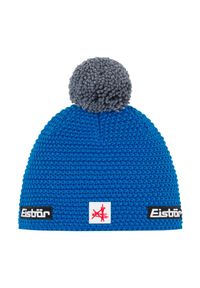 Czapka Eisbar Jamie Pompon MÜ SA. Kolor: niebieski. Materiał: wełna. Styl: sportowy #1
