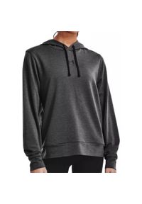 Bluzy treningowa damska Under Armour Rival Terry Hoodie. Typ kołnierza: kaptur. Kolor: szary