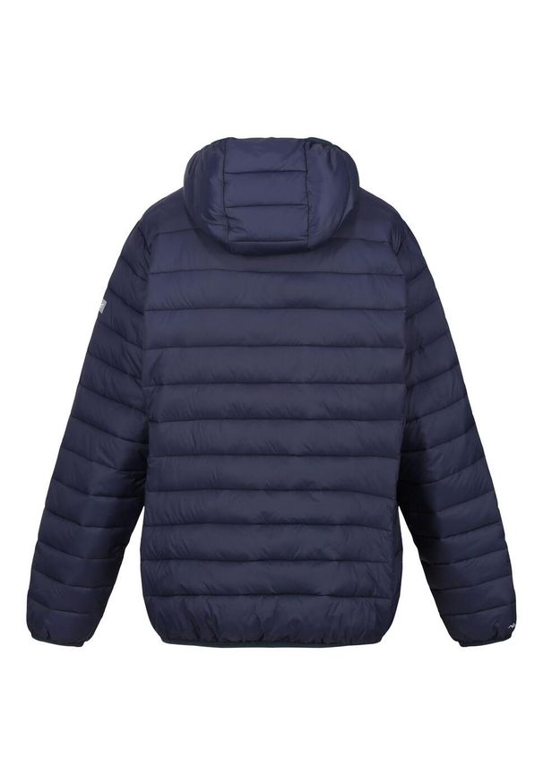 Regatta - Kurtka Ocieplana Damska Z Kapturem Marizion. Typ kołnierza: kaptur. Kolor: niebieski. Materiał: puch. Sport: turystyka piesza