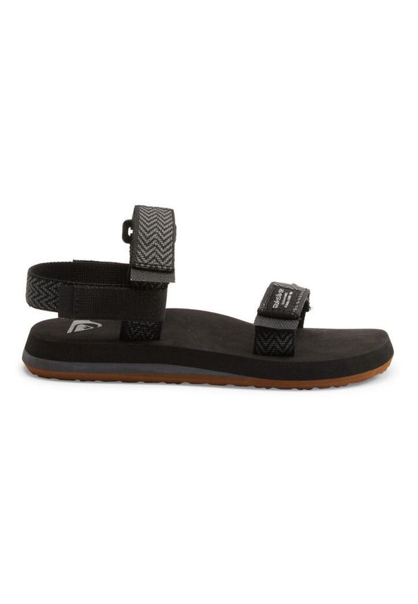 Quiksilver - Sandały dla Chłopcy MONKEY CAGED. Kolor: czarny. Materiał: guma. Sezon: lato