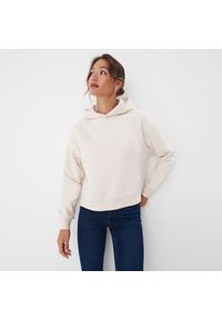 Mohito - Bluza z kapturem - Kremowy. Typ kołnierza: kaptur. Kolor: kremowy #1