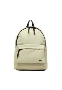 Lacoste Plecak Backpack NH4099NE Beżowy. Kolor: beżowy. Materiał: materiał